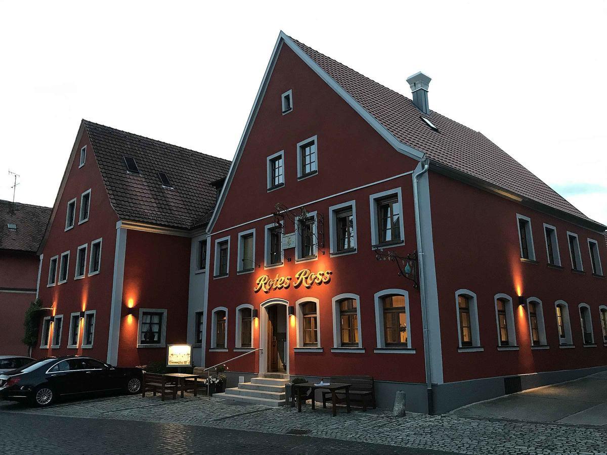 Hotel-Gasthof Rotes Roß Markt Einersheim Exterior foto